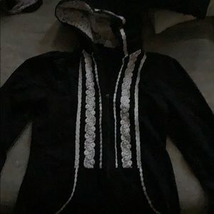 Girls hoodie jacket with pockets